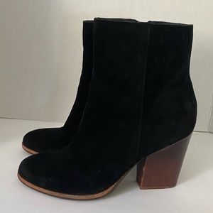 KORK-EASE Parr Suede Black Ankle Boot Bootie 8